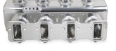 Fabricated Race Series Intake Manifold GM Ls3/L92 90Mm Silver Hi-Ram Sheet Metal Fabricated Intake Manifold Race Series W/ Removable Top, Throttle Body Spacer & Fuel Rail Kit W/ Logo Silver Sniper EFI