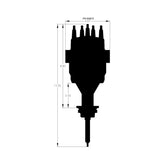 MSD Black Chrysler 426, 440 Ready-To-Run Distributor Easy As 1,2,3ВЂ¦ The MSD Black Ready-To-Run Distributor Line Makes Adding Big Ignition Power And Stealthy Good Looks To Your Chevy, Ford Or Chrysler A Snap MSD Ignition