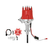 Early Hemi Chrysler 331 Ready-To-Run Distributor Fits Early Hemi Engines 331, 354. Ready-To-Run Distributors Include A Built-In Ignition Module. No MSD Ignition Control Required. Includes A Built-In Rev Limiter MSD Ignition