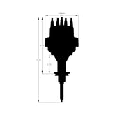 Early Hemi Chrysler 331 Ready-To-Run Distributor Fits Early Hemi Engines 331, 354. Ready-To-Run Distributors Include A Built-In Ignition Module. No MSD Ignition Control Required. Includes A Built-In Rev Limiter MSD Ignition