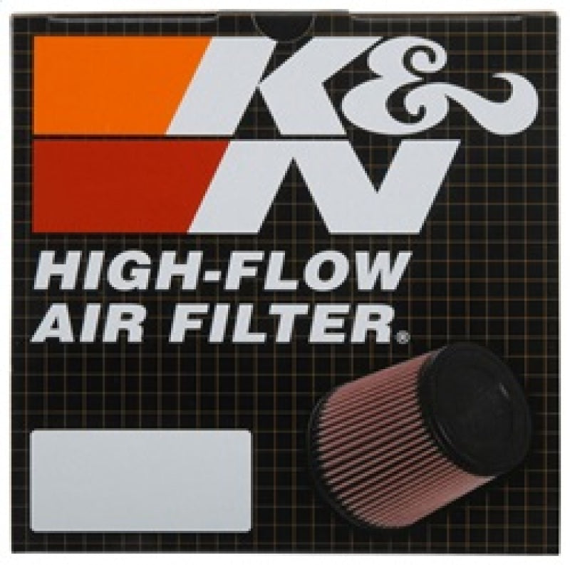 K&N Filter Universal Rubber Filter 3in Flange ID 6in Base OD 5.125in Top OD 5in Height