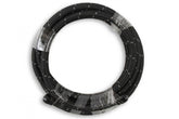 Black Nylon Braided Hose 6 AN 6 Feet Black Nylon Braided AN Hose Mr Gasket