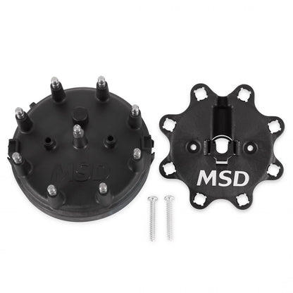 MSD Distributor Cap Ford Hei Black 1972-1997 Ford V8 255/302/351/400/460Ci MSD Ignition