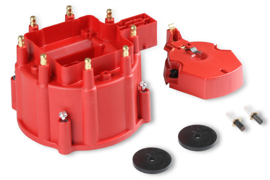 MSD Distributor Cap And Rotor GM Hei Red GM Hei Replacement Cap And Rotor MSD Ignition