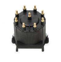 Black Distributor Cap, GM Hei, Late Model, Ext Coil Black Distributor Cap / Cap And Rotor Kit MSD Ignition