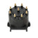 Black Distributor Cap, GM Hei, Late Model, Ext Coil Black Distributor Cap / Cap And Rotor Kit MSD Ignition