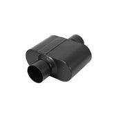 Super 10 Series Chambered Muffler Super 10 Series Stainless Steel- 3.00 Center In 3.00 Center Out Aggressive Sound Flowmaster