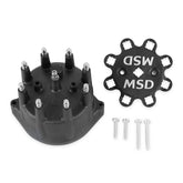 Black Distributor Cap For Pn 8570, 8545, 8546 Small Diameter Distributor Cap MSD Ignition