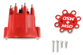 MSD Distributor Cap V8 Hei Terminals Red Spark Plug Wire Retainer Chevy Ford Chrysler MSD Distributors And Original GM Points Distributors MSD Ignition