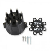 MSD Distributor Cap V8 Hei Terminals Black Spark Plug Wire Retainer Chevy Ford Chrysler MSD Distributors And Original GM Points Distributors MSD Ignition