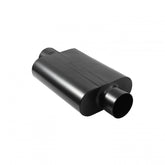 40 Series Delta Force Race Muffler 40 Series Race Muffler 409SS 3.50 Center In 3.50 Center Out -Aggressive Sound Flowmaster