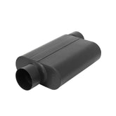 40 Series Delta Force Race Muffler 40 Series Race Muffler 409SS 3.50 Offset In 3.50 Center Out -Aggressive Sound Flowmaster