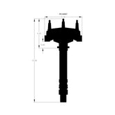Chevy V8 Crank Trigger Distributor Low-Profile Racing Distributor, Must Be Used With An MSD 6, 7 Or 8-Series Ignition And A Crank Trigger MSD Ignition