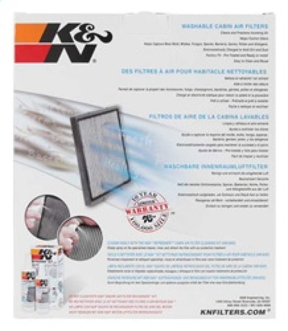 K&N Cabin Air Filter | 1999-2023 Toyota & Dodge & more | VF2005