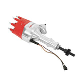 Ford 289/302 Street Pro-Billet W/Steel Gear Small Diameter Distributor For 289/302 Engines, Includes Steel Gear And Vacuum Advance. Must Be Used With An MSD 6, 7 Or 8-Series Ignition MSD Ignition
