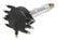 Chevy Super Tall Block Black Crab Cap Distributor Low-Profile, Tall Block Racing Distributor MSD Ignition