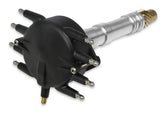 Chevy Crank Trigger Distributor With Black Crab Cap Low-Profile, Black Crab Cap Racing Distributor MSD Ignition