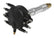 Chevy Crank Trigger Distributor With Black Crab Cap Low-Profile, Black Crab Cap Racing Distributor MSD Ignition