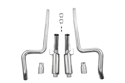 MBRP 11-14 Ford Mustang GT 5.0L Dual Split Rear Race Version T409 3in Cat Back Exhaust System | S7264409