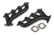 LS Swap Exhaust Manifolds Black Ceramic Finish Multi-Fit 2.25 In. Outlet Gen III, Gen Iv Chevrolet LS Engine Hooker BlackHeart