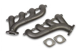 LS Swap Exhaust Manifolds Natural Cast Finish Multi-Fit 2.25 In. Outlet Gen III, Gen Iv Chevrolet LS Engine Hooker BlackHeart