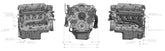 LS Swap Exhaust Manifolds Natural Cast Finish Multi-Fit 2.25 In. Outlet Gen III, Gen Iv Chevrolet LS Engine Hooker BlackHeart