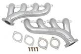 LS Swap Exhaust Manifolds Silver Ceramic Finish Multi-Fit 2.50 In. Outlet Gen III, Gen Iv Chevrolet LS Engine Hooker BlackHeart