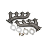 LS Swap Exhaust Manifolds Natural Cast Finish Multi-Fit 2.50 In. Outlet Gen III, Gen Iv Chevrolet LS Engine Hooker BlackHeart
