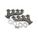 LS Swap Exhaust Manifolds Natural Cast Finish Multi-Fit 2.50 In. Outlet Gen III, Gen Iv Chevrolet LS Engine Hooker BlackHeart