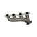 LS Swap Exhaust Manifolds Natural Cast Finish Multi-Fit 2.50 In. Outlet Gen III, Gen Iv Chevrolet LS Engine Hooker BlackHeart