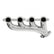 LS Swap Exhaust Manifolds Stainless Steel Polished Finish Multi-Fit 2.50 In. Outlet Gen III, Gen Iv Chevrolet LS Engine Hooker BlackHeart