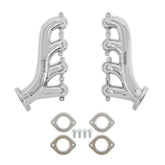 LS Swap Exhaust Manifolds Stainless Steel Polished Finish Multi-Fit 2.50 In. Outlet Gen III, Gen Iv Chevrolet LS Engine Hooker BlackHeart