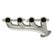 LS Swap Exhaust Manifolds Stainless Steel Natural Cast Multi-Fit 2.50 In. Outlet Gen III, Gen Iv Chevrolet LS Engine Hooker BlackHeart