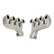 LS Swap Exhaust Manifolds Stainless Steel Natural Cast Multi-Fit 2.50 In. Outlet Gen III, Gen Iv Chevrolet LS Engine Hooker BlackHeart
