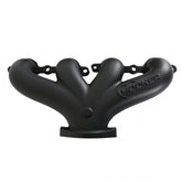 LS Swap Exhaust Manifolds Center Dump Black Ceramic Multi-Fit GM Gen III, Iv LS Engines 2.50-In. Outlet Block Hugger Style With Center Dump Outlet Hooker BlackHeart