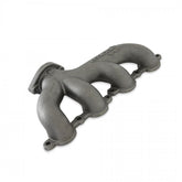 LS Swap Exhaust Manifolds Rear Dump Natural Cast Multi-Fit GM Gen III, Iv LS Engines 2.50-In. Outlet Hooker BlackHeart