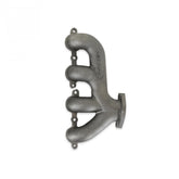LS Swap Exhaust Manifolds Rear Dump Natural Cast Multi-Fit GM Gen III, Iv LS Engines 2.50-In. Outlet Hooker BlackHeart