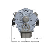 LS Swap Exhaust Manifolds Rear Dump Sbc Exit Black Multi-Fit GM Gen III, Iv LS Engines 2.50-In. Outlet Hooker BlackHeart