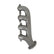 LS Swap Exhaust Manifolds Rear Dump Sbc Exit Natural Cast Multi-Fit GM Gen III, Iv LS Engines 2.50-In. Outlet Hooker BlackHeart