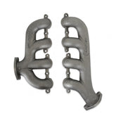 LS Swap Exhaust Manifolds Rear Dump Sbc Exit Natural Cast Multi-Fit GM Gen III, Iv LS Engines 2.50-In. Outlet Hooker BlackHeart