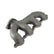LS Swap Exhaust Manifolds Rear Dump Sbc Exit Natural Cast Multi-Fit GM Gen III, Iv LS Engines 2.50-In. Outlet Hooker BlackHeart