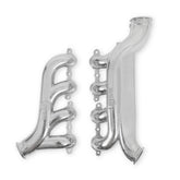 LS Turbo Exhaust Manifolds Multi-Fit GM LS Turbo Exhaust Manifolds 3.0 Inch Turbo Outlet, 2.25 Inch Cross-Over Connection, Silver Ceramic Finish Hooker BlackHeart