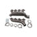 LS Turbo Exhaust Manifolds Multi-Fit GM LS Turbo Exhaust Manifolds 3.0 Inch Turbo Outlet, 2.25 Inch Cross-Over Connection, Natural Cast Finish Hooker BlackHeart