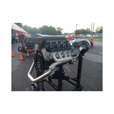 LS Turbo Exhaust Manifolds Multi-Fit GM LS Turbo Exhaust Manifolds 3.0 Inch Turbo Outlet, 2.25 Inch Cross-Over Connection, Natural Cast Finish Hooker BlackHeart