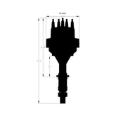 Pontiac V8 Ready-To-Run Distributor Fits 326, 350, 389, 400, 421, 428, And 455 Pontiac. Ready-To-Run Distributors Include A Built-In Ignition Module. No MSD Ignition Control Required. Includes A Rev Limiter MSD Ignition
