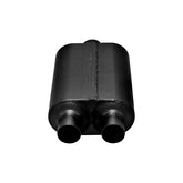 Super 40 Series Chambered Muffler Super 40 Stainless Steel 3.00 Center In 2.50 Dual Out Aggressive Sound Flowmaster