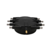 Crab Style Distributor Cap, Black These Black Caps Are Injection Molded From Dupont Rynite Material And Feature Spark Plug-Style Terminals MSD Ignition