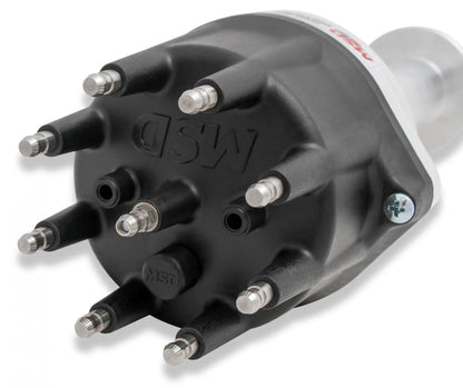 MSD Black Chrysler 426, 440 Pro-Billet Distributor All The Performance Of Our Pro-Billet Line Now Available With Black Cap For Your Big Block Chrysler. Must Be Used With MSD 6, 7, Or 8-Series Ignition MSD Ignition