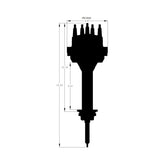 Chrysler 426,440 Pro-Billet Distributor Small Diameter Housing Allows The Distributor To Fit Tight Block And Head Combinations MSD Ignition