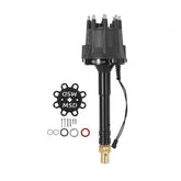 MSD Black Chevy V8 Pro-Billet Distributor W/ Locked-Out Timing & Bronze Gear For Your Ford, Chevy Or Chrysler Must Be Used With MSD 6, 7, Or 8-Series Ignition MSD Ignition